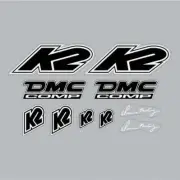 K2 - DMC COMP decal set - Old School BMX