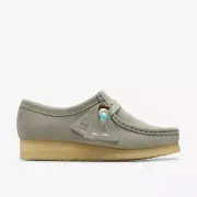 Clarks Women Wallabee Sage Suede 26180656