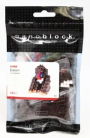 Baboon Nanoblock Micro Sized Building Blocks Mini Nano Block Toy - New Sealed.