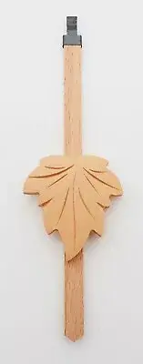 UNFINISHED Cuckoo Clock 2" Maple Leaf Pendulum NEW 1 Day Movements Made Germany