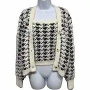 Willow & Wind Fuzzy Soft Sweater Set 2 Piece Cardigan And Camisole Size Small