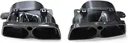 Car Exhaust Tip Compatible For Benz W205 W212 W213 W218 W222 CLS C E S Class Exhaust System Rear Muffler Tip TailTip Exhaust Tips TailTip(Style B)