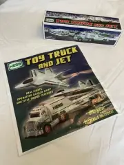 Vintage Hess Toy Truck and Jet - New In Box -with original Hess bag!!!