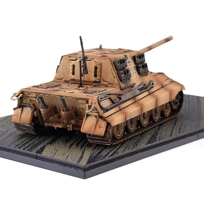 1:72 WWII German Jagdtiger Hunting Tiger Tank 1945 Alloy Model Military Kit