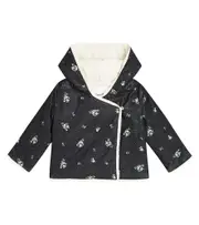 [C'era Una Volta] C'era Una Volta Baby Camille floral corduroy jacket M 6 black
