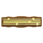 Formula Sports Snooker/Billiard Manual Scoreboard Pool Accessory Black/Chrome
