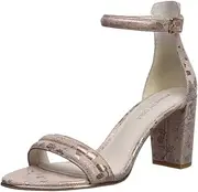 [Kenneth Cole] Womens Lex Block Heeled 2 Piece Sandal with Buckle Closure
