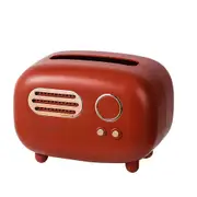 Tissue Box Radio Shape with Wide Mouth Napkin Tissue Paper Holder Creative Napkin Drawer Design Anti-slip Living Room Storage