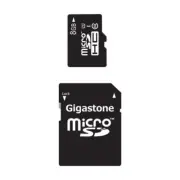 Gigastone GS-2IN1C1008G-R Class 10 UHS-1 microSDHC Card & SD Adapter (8GB)