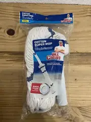 1 Mr. Clean 446997 Magic Eraser Super Mop WHITE Refill SUPERMOP NIP B27