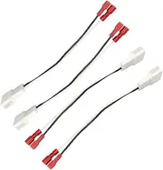 72-8104 Speaker Adapter Wire Harness Replacement for Toyota Camry Corolla Tacoma Tundra Scion Pontiac Car Front and Rear Door Speaker Wire Harness Adapter Plug 4Pcs