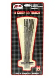 Atlas #2053 #7 Right - Hand Turnout Track N Scale Code 55 Rails