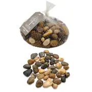 10KG Garden Stones River Rock Pebbles Decor Indoor Outdoor Decoration 1KG Bag Color