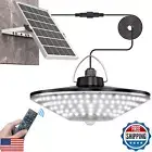 Solar Shed Light Outdoor Indoor Solar Powered Motion Sensor Light 198LED 1200