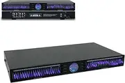 22-Band Digital Graphic Equalizer, Audio Spectrum Analyzer with Noise Reduction, 10 Preset Effects and Low/Mid/Treble Independent Adjustment, for KTV Recording
