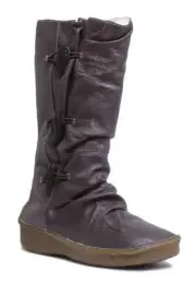 Phildon Moon-Shine Ladies Flat Comfort Womens Boots In Black Size UK 3 - 8