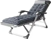 Zero Gravity Lounge Chair, Zero Gravity Chair Reclining Lounge Chair with Removable Cushion, Zero Gravity Chair for Indoor & Outdoor, Ergonomic Patio Recliner Folding Reclining Lounge Chair (Color :