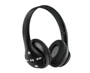 ST93 Wireless Headphones Foldable Support TF Card ABS Portable Bluetooth-compatible 5.1 Macaron Headsets for Sports-Black