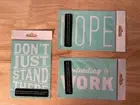 Chalk Couture (3) Snarky A Size Transfers Stencils 4x6 New Retired