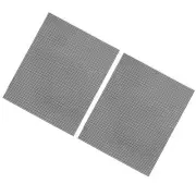 2 Pcs Grill Grid Bbq Rack Mats for Outdoor Mesh Griddle Accessories