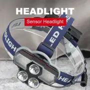 LED Outdoor Head Light Headlamp Camping Rechargeable Flashlight Torch Running T6