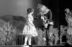 John Clive, playing as The Scarecrow, and Deborah Watling, as - 1971 Old Photo