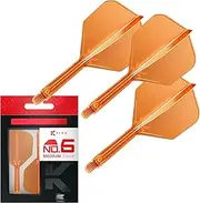 Target K-Flex Moulded Flight & Shaft No.6 NEON Set of 3