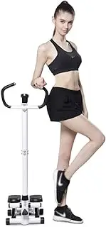 Indoor Exercise Stepper Machinedjustable Resistance and LCD Display, Fitness Exercise Peddler for Home Office Workout