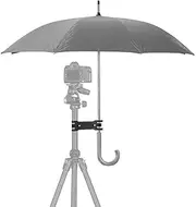 Photography Tripod Umbrella Clamp Umbrella Holder for Camera Tripod Photography Clip Photography Accessories Black