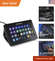 32 Customizable Keys Stream Deck XL for Seamless Integration with OBS & Twitch