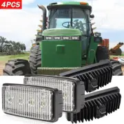 4PCS LED Upper Cab Light Lamp Fits John Deere 7210, 7410, 7510, 7610, 7710, 7810