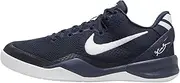 [Nike] Kobe 8 Big Kids' Basketball Shoes (FN0266-400, College Navy/College Navy/White)