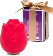 Lovehoney Rose Clitoral Sucking Toy - Clit Stimulator with 6 Suction Speeds - Waterproof Sucker Vibrator - Rechargeable Vibrating Adult Sex Toys for Women