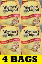 4x Werther's Original Hard Caramel Candies Candy 39.75 oz / 2.5 Lbs - 4 BAGS