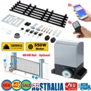 Electric Sliding Gate Opener 1800KG Automatic Motor Keypad 4-Remote APP Control