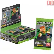 Panini Minecraft Time To Mine Trading Cards Full Box 18 Packs