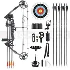 Junxing Archery M120 Compound Bow Package RH & LH Arrows set