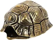 ERINGOGO Turtle Shell Keyring Pendant Unique Brass Charm for Car Decor Turtle Shell Ornaments