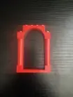 LEGO Parts 40066 Red Door, Frame 1 x 6 x 7 Arched