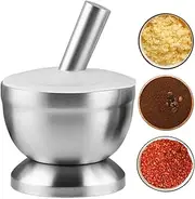 Small Mortar and Pestle | Small Non Slip Pestle and Mortar Set | Mortar and Pestle, Portable Mortar and Pestle, Household Portable Grinding Tool, Kitchen Gadgets for Seasonings, and Garlic