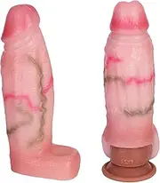 Silicone Penis Sleeve Penis Extender Masturbator with Veins Penis Sleeve For Men Penis Extension Penis Enlargement Sex Toy Sex Toys For Men