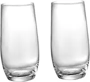 Whiskey Glass Highball Glass Set 2pcs Glasses Kitchen Drinkware Elegant Dreamy Slim Design