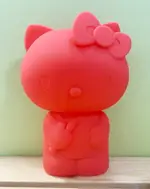 【震撼精品百貨】HELLO KITTY 凱蒂貓 HELLO KITTY日本SANRIO三麗鷗KITTY化妝包/筆袋-造型矽膠紅*46304 震撼日式精品百貨