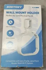 3 Pack SOOTOZY Wall Mount Holder for eero Pro 6e&Pro 6 Router Mesh Wi-Fi System