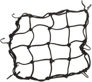 ASAKKURA Motorcycle Helmet Mesh Bag 28 * 28cm Bungee Metal Car Cargo Net Bike Storage Bag Hook 6 Hooks