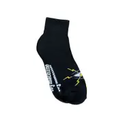 Toy Machine Skateboard Socks Lightening Eye Black