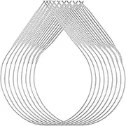 Circular Knitting Needles 40 cm Smooth Stainless Steel Knitting Needles Circular Knitting Needle Set 9 Pieces Circular Knitting Needle Set 2.5-10 mm Metal Circular Knitting Needles Set for