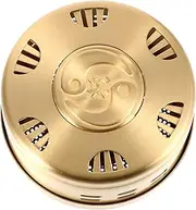 Box Portable Box Scraping Burner Stick Burner Accessory Apparatus Tank for Massaging Supply Body Caring Tool Copper Golden