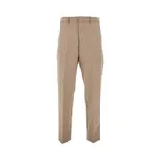 [EMPORIO ARMANI] EMPORIO ARMANI Viscose-blend pants with elasticated waist Man 46 46 Beige