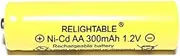 RELIGHTABLE 300mAh AA NiCd 1.2v Rechargeable Batteries Garden Solar Ni-Cd Light LED K Pack of 20